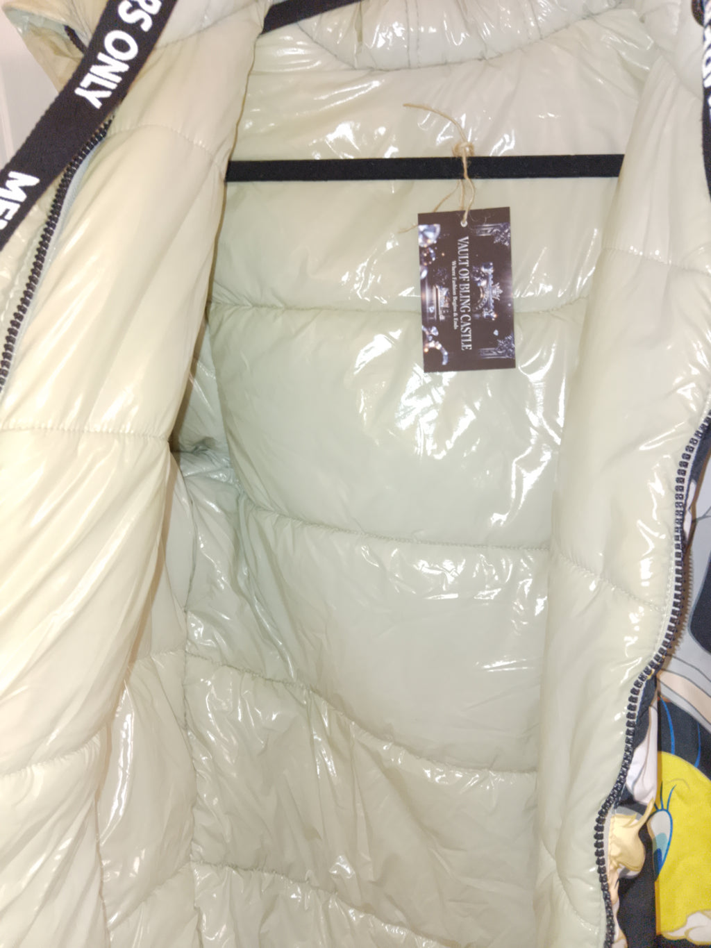 Frost Puffer Cream Irreversible Bubble Universal Coat