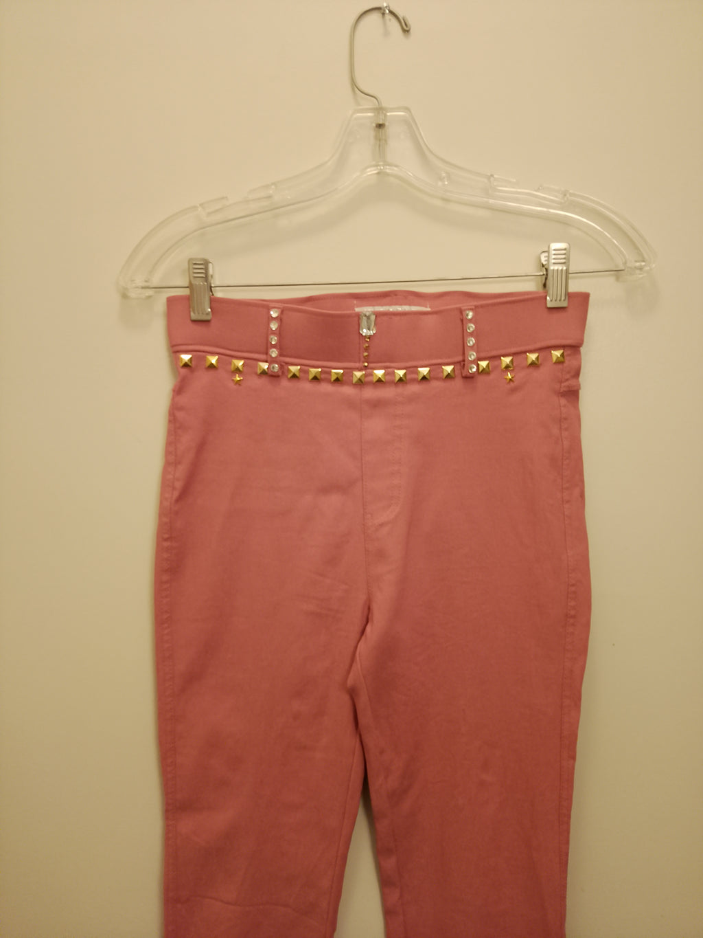 Ambiance Dinner Apricot Sleek Dress Pants