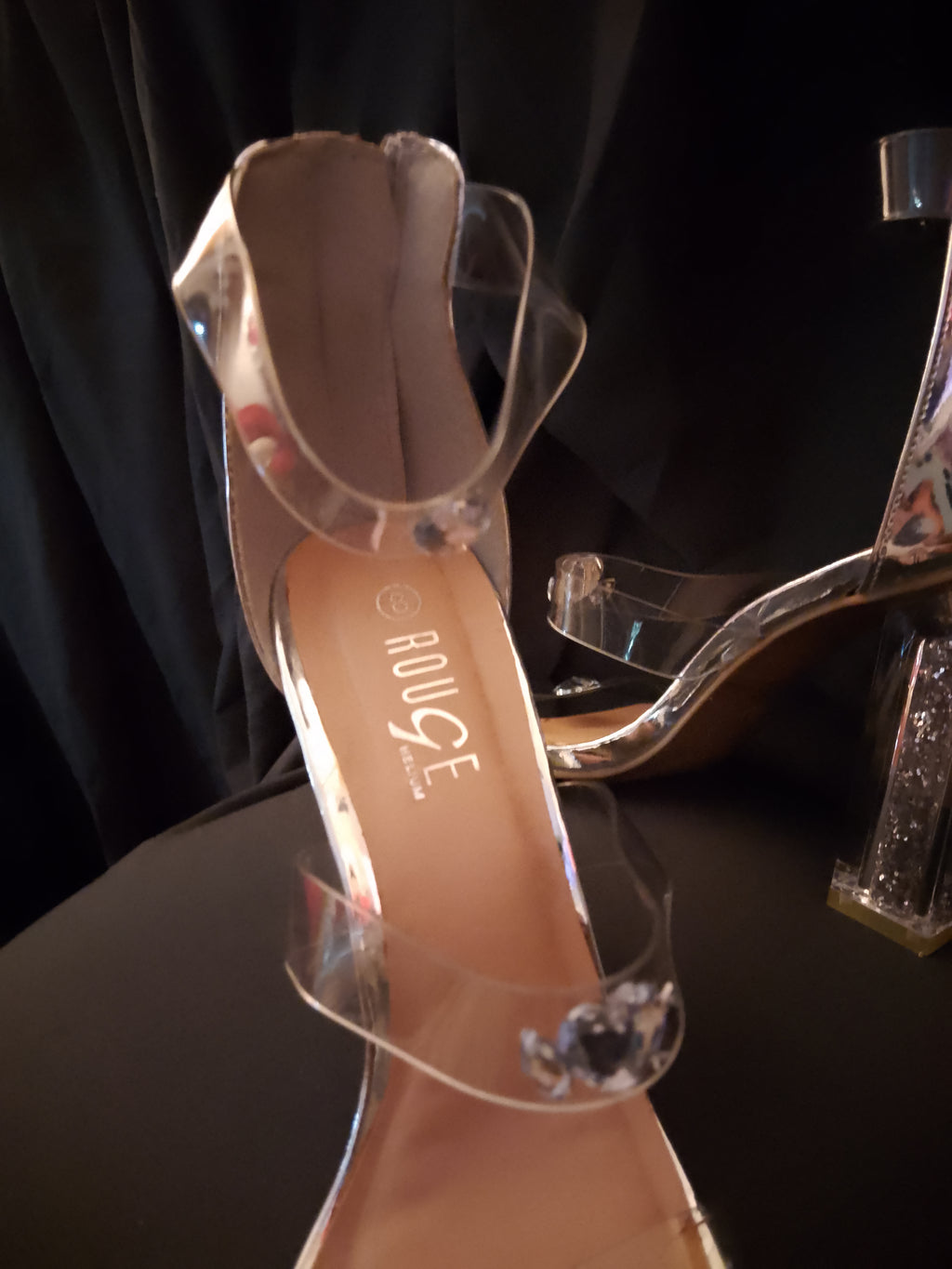 T - Sky Scrapper Silver Lining Women's Stiletto Platinum Heels