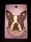 Chosen One Silver Rhinestone Cuban Link Chain Pet Collar