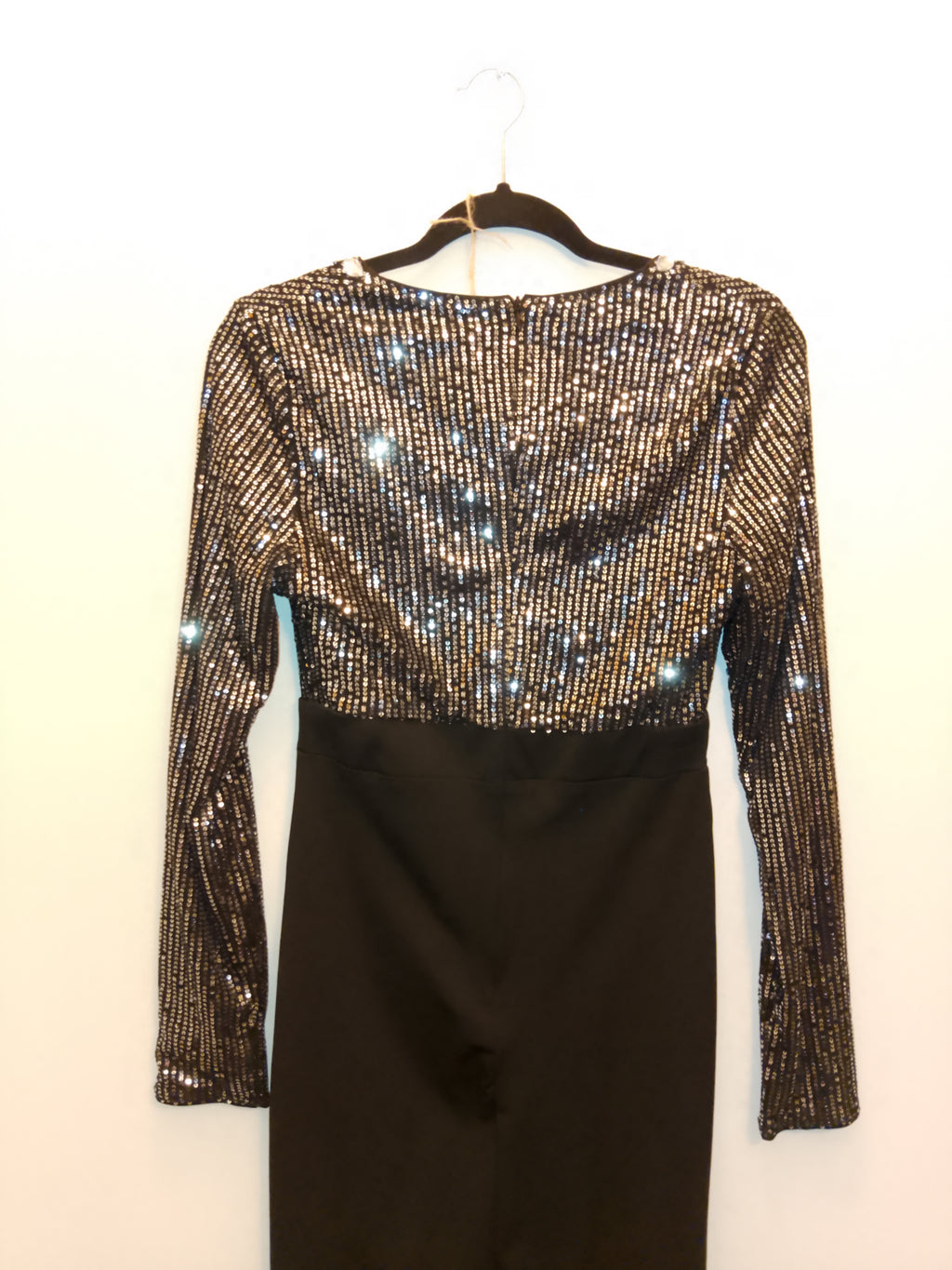 Galactic Cosmic Women's Platinum Black Cocktail Pencil Dress