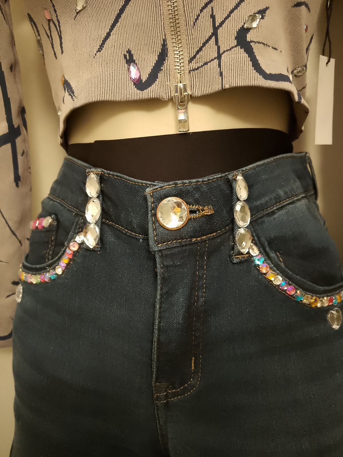 Starlight Rolled Denim Shorts Daisy Cut Offs