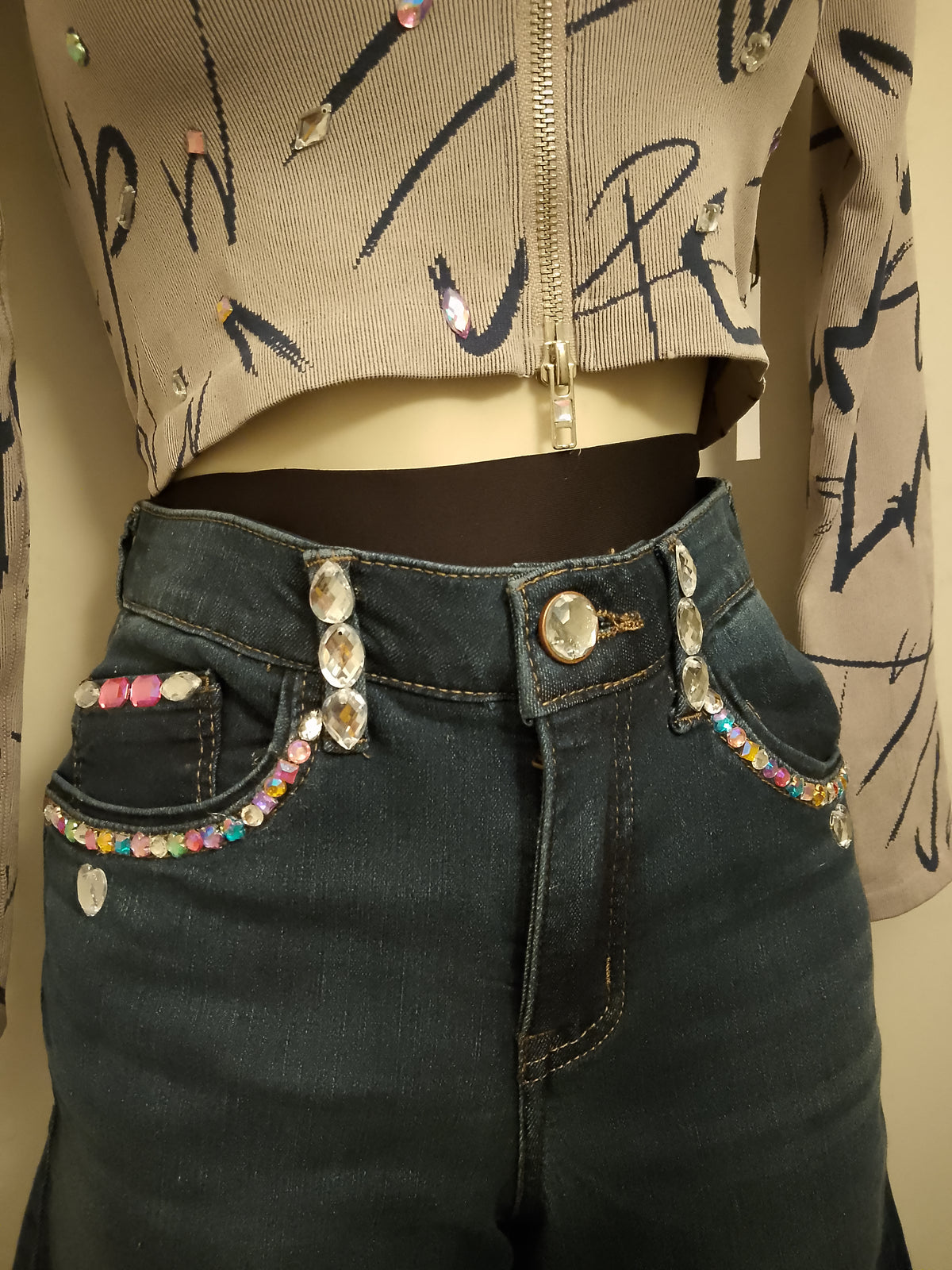 Starlight Rolled Denim Shorts Daisy Cut Offs