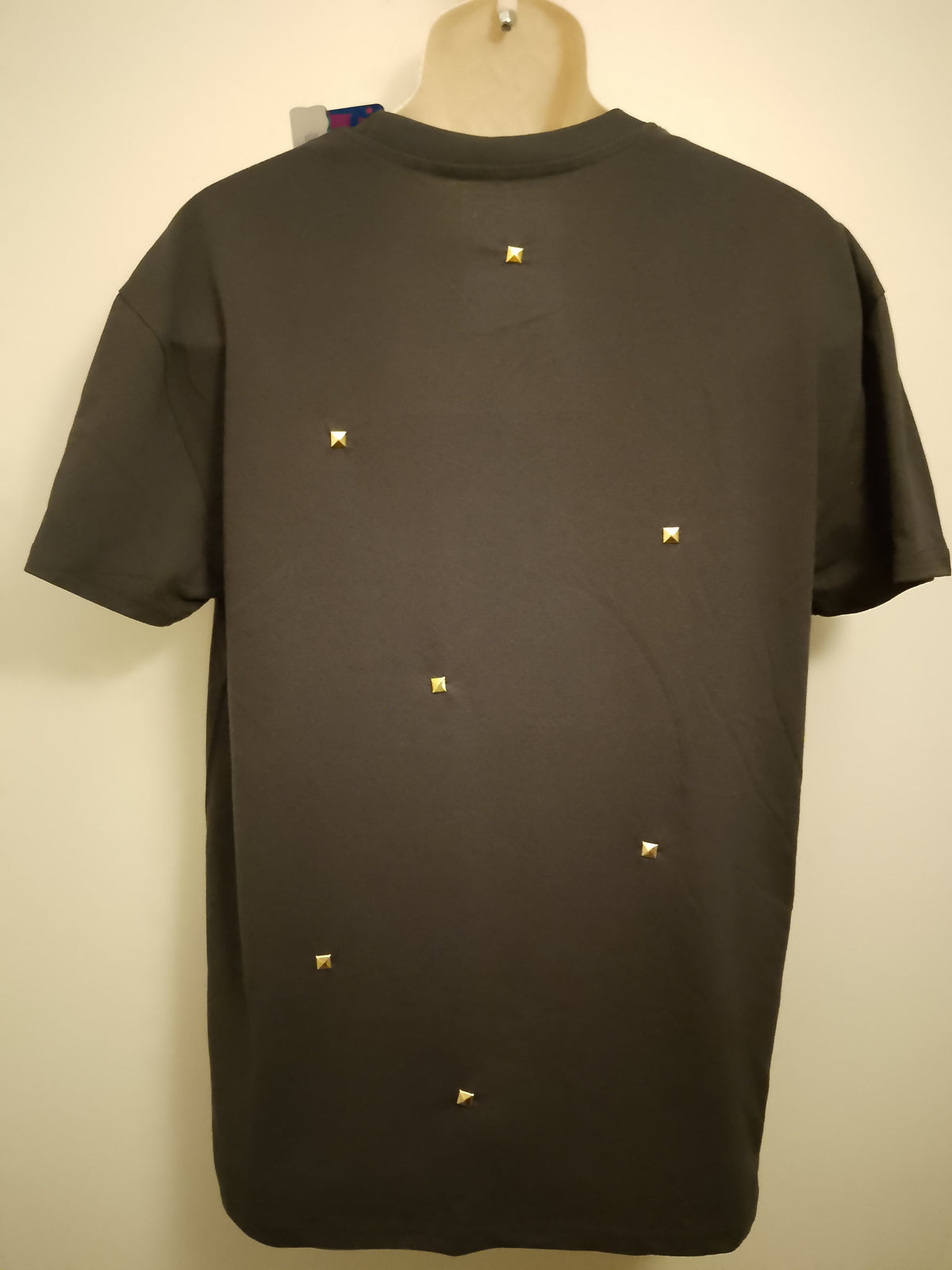 Rock Bottom Men's Short Sleeve Gem Embellished Graphics Tee - Shirt