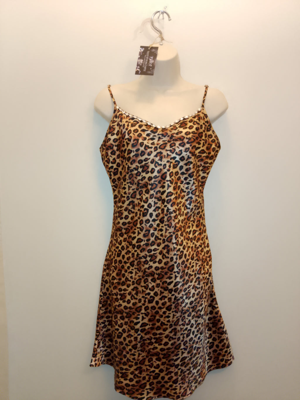 Sensual Adventures Women's Leopard Nighty Lingerie