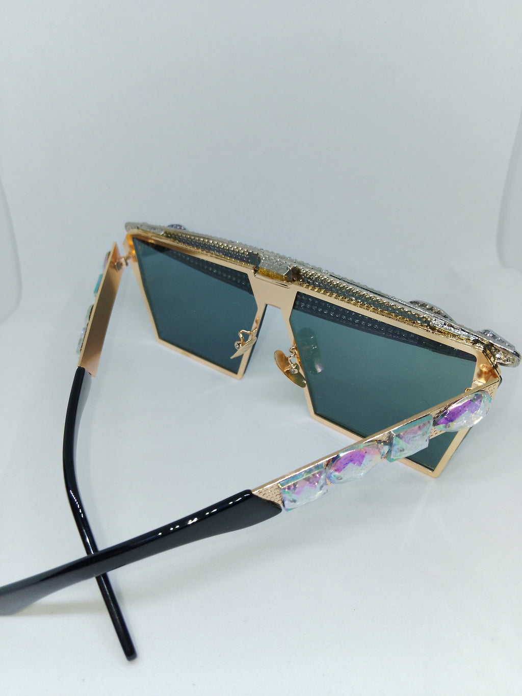 Purple Diamond Rain Unisex Frame Shades Glasses
