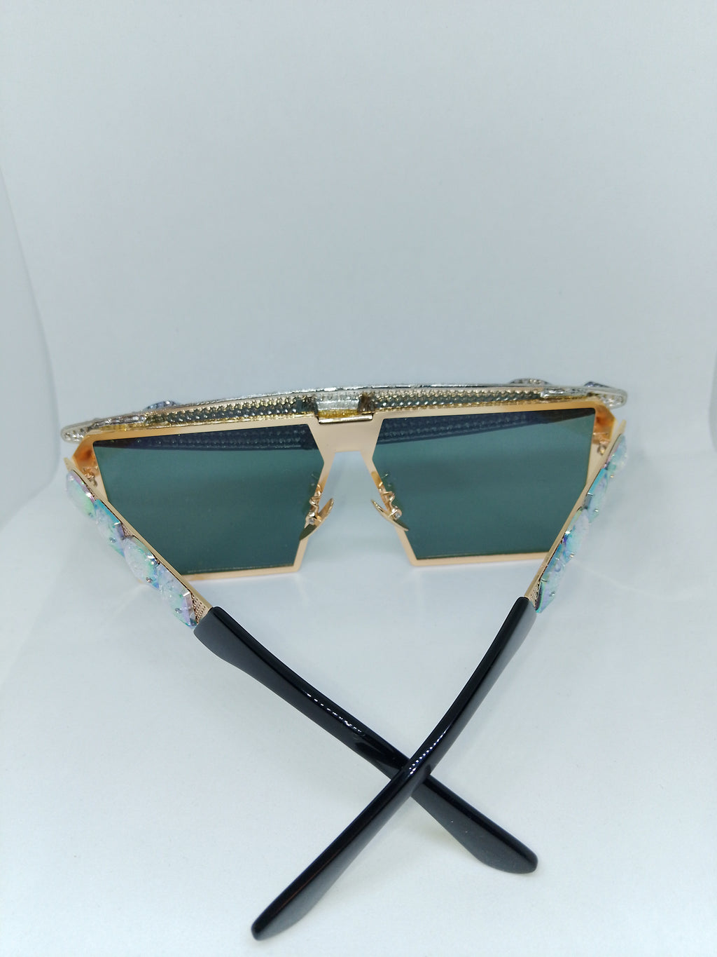 Purple Diamond Rain Unisex Frame Shades Glasses