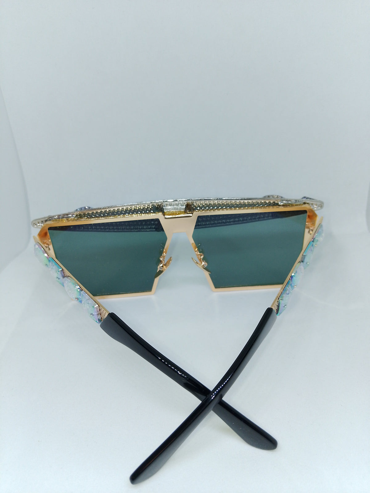 Purple Diamond Rain Unisex Frame Shades Glasses