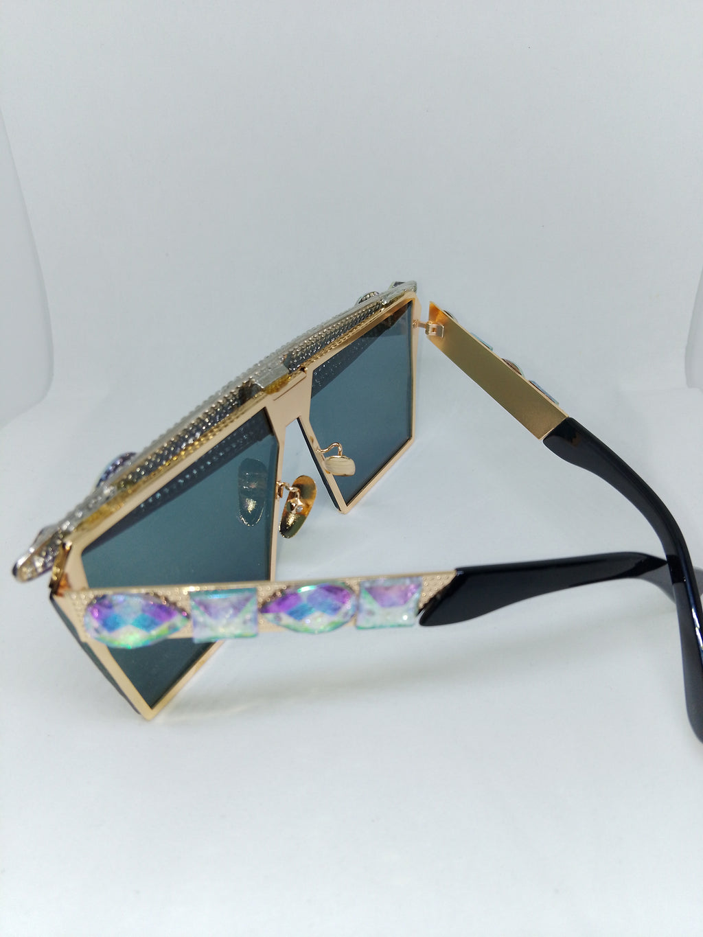Purple Diamond Rain Unisex Frame Shades Glasses