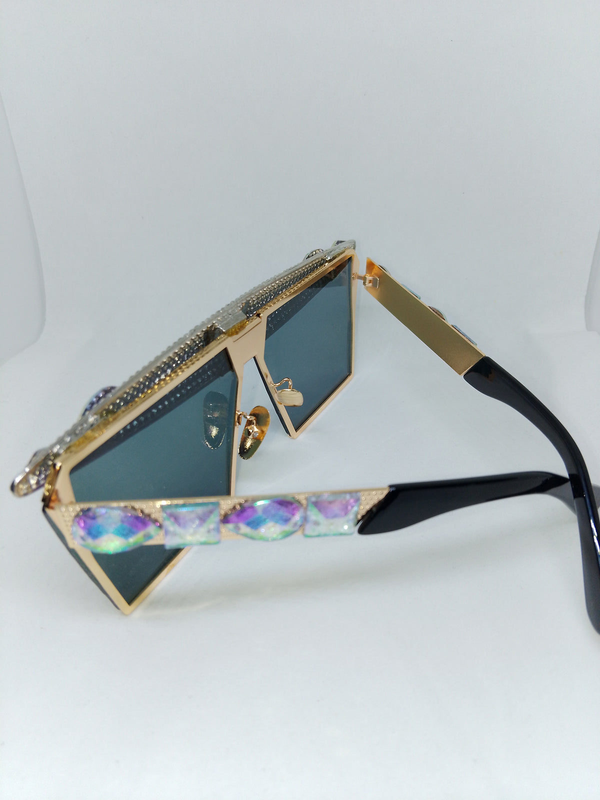 Purple Diamond Rain Unisex Frame Shades Glasses