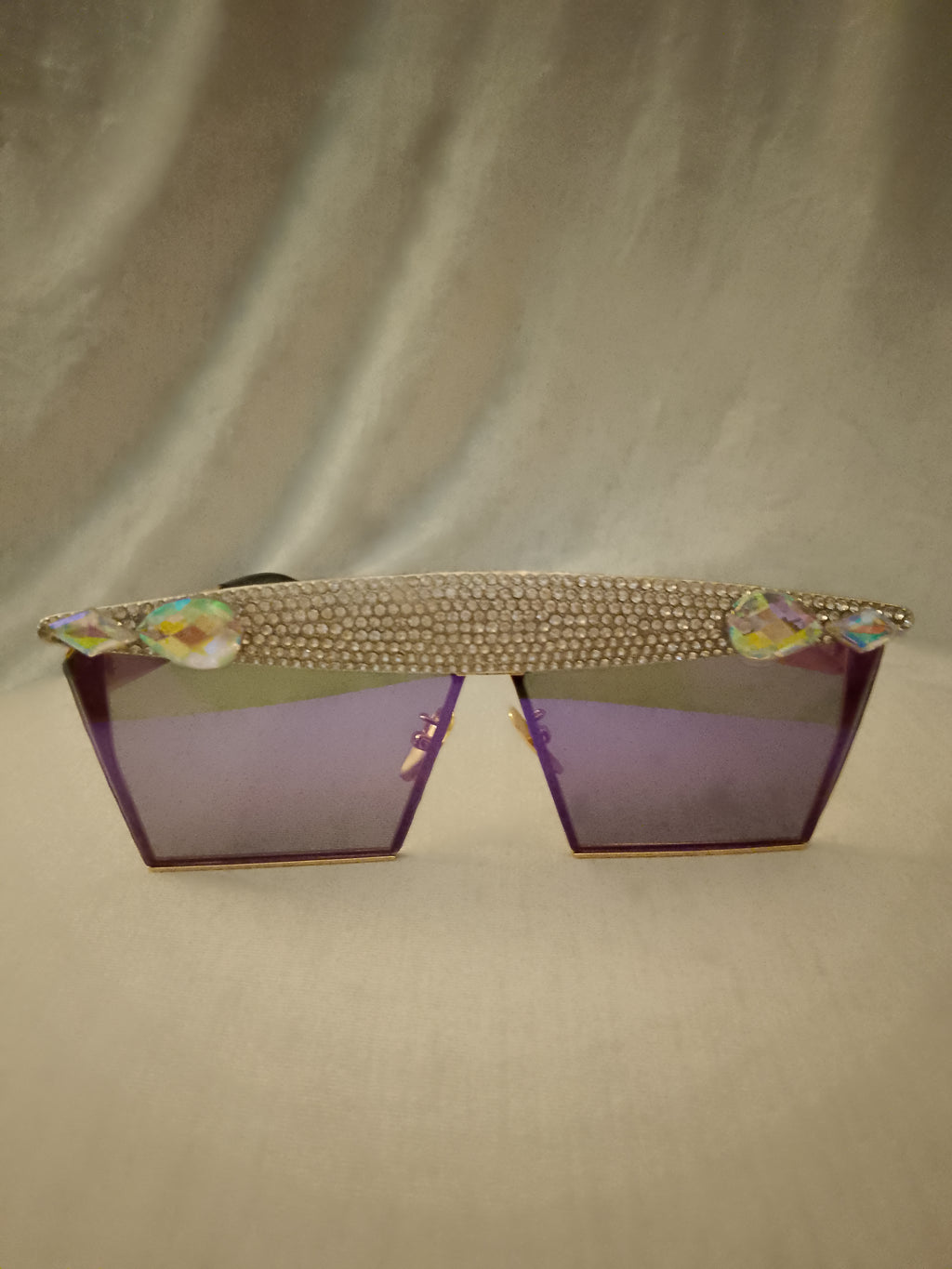 Purple Diamond Rain Unisex Frame Shades Glasses