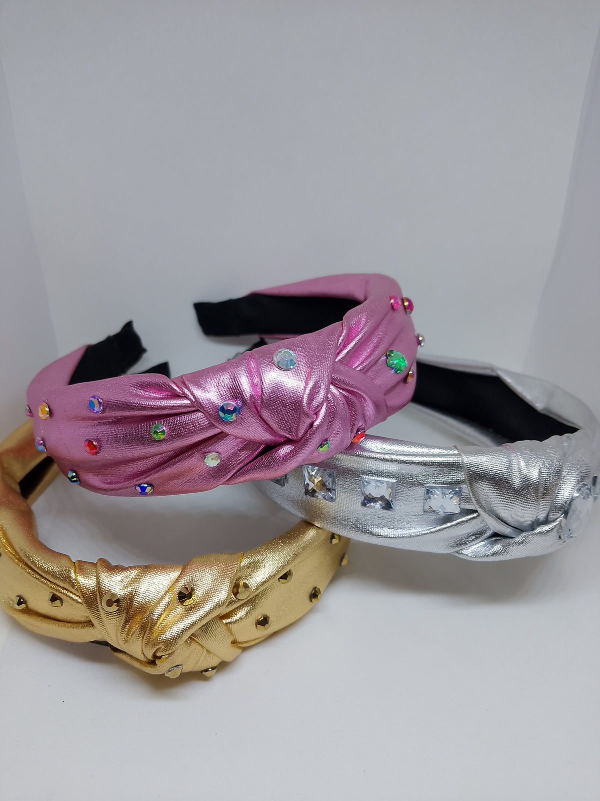 Bonanza Extravaganza Embellished Metallic Headbands
