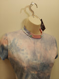 Marble Swirl Gallery Girl's Crop Top