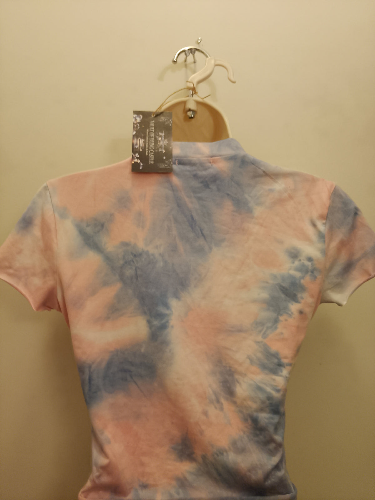 Marble Swirl Gallery Girl's Crop Top