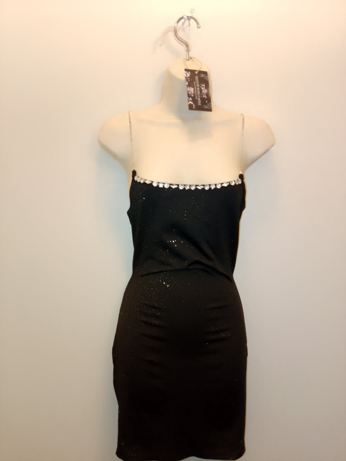 House Of Galaxy Women's Metal Chain Strap Cocktail Dress