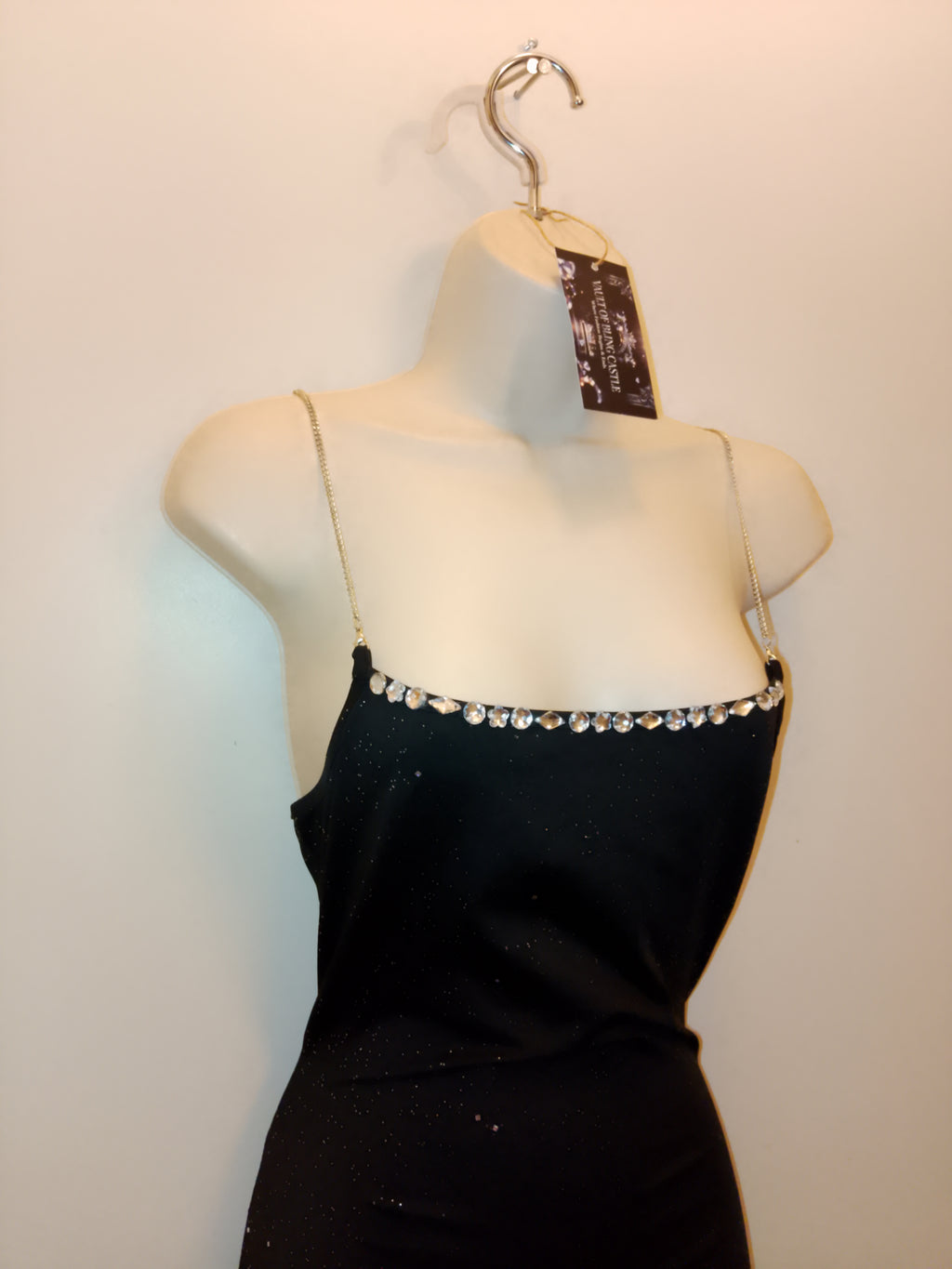House Of Galaxy Women's Metal Chain Strap Cocktail Dress