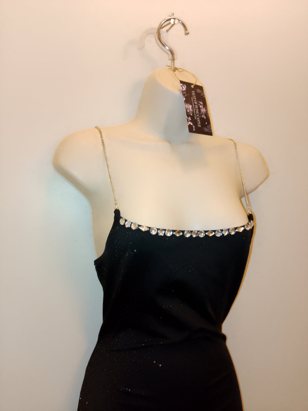 House Of Galaxy Women's Metal Chain Strap Cocktail Dress