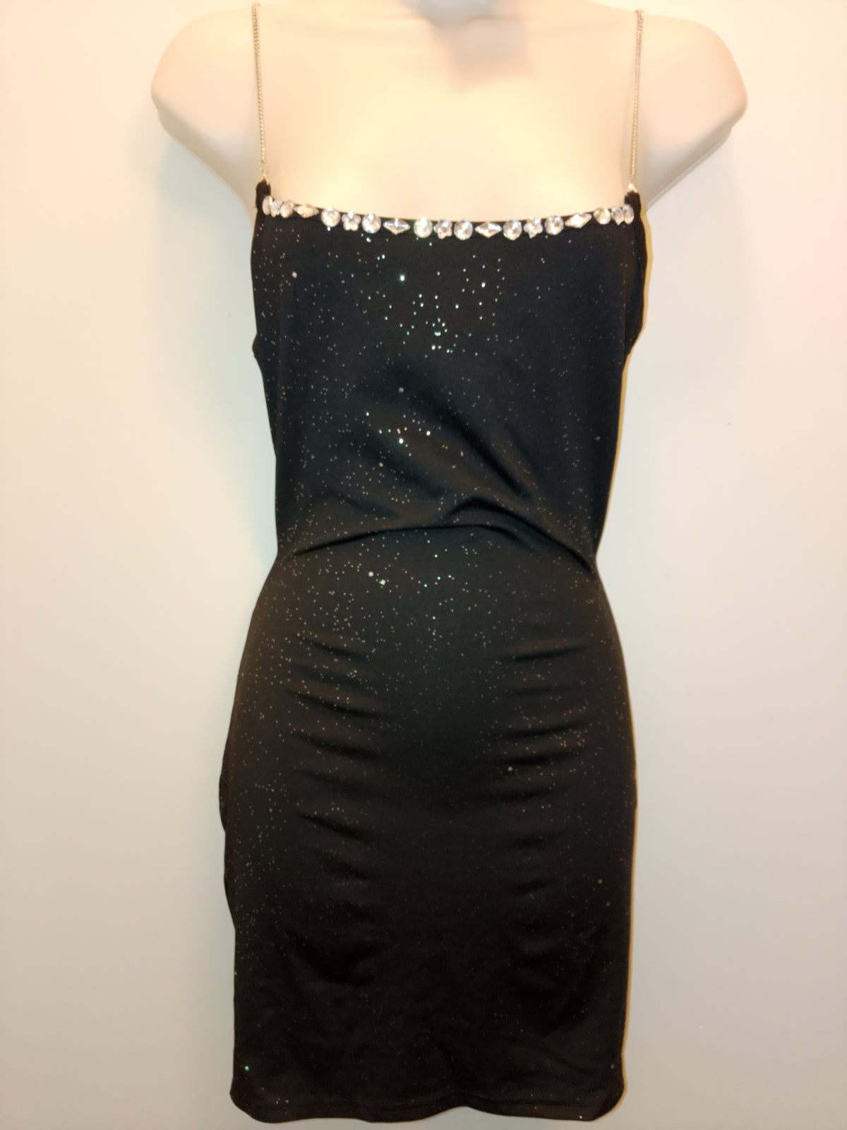 House Of Galaxy Women's Metal Chain Strap Cocktail Dress
