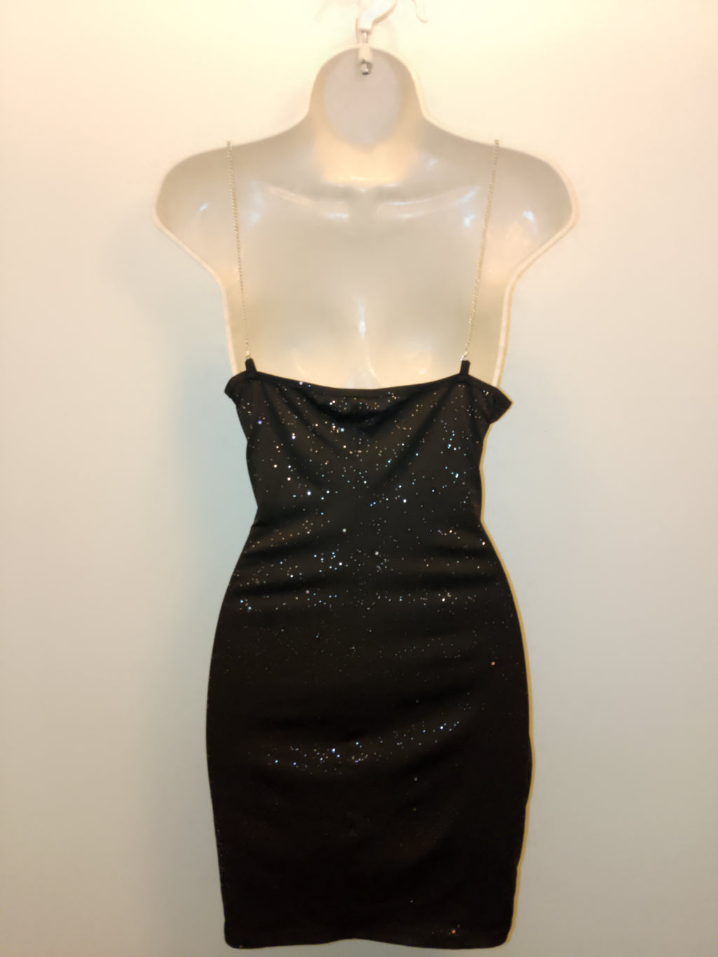 House Of Galaxy Women's Metal Chain Strap Cocktail Dress