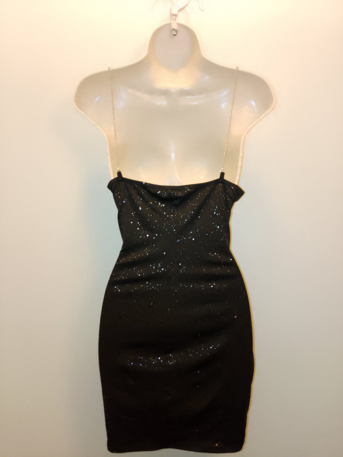 House Of Galaxy Women's Metal Chain Strap Cocktail Dress