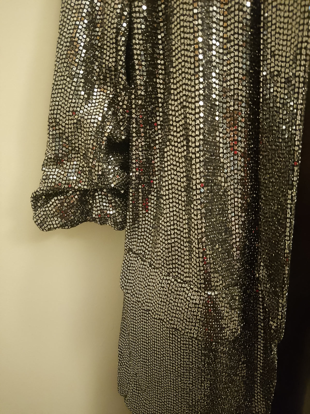 Soft Touch Wild Spirit Women's Faux Leather Pencil Dress & Sequin Blazer Set
