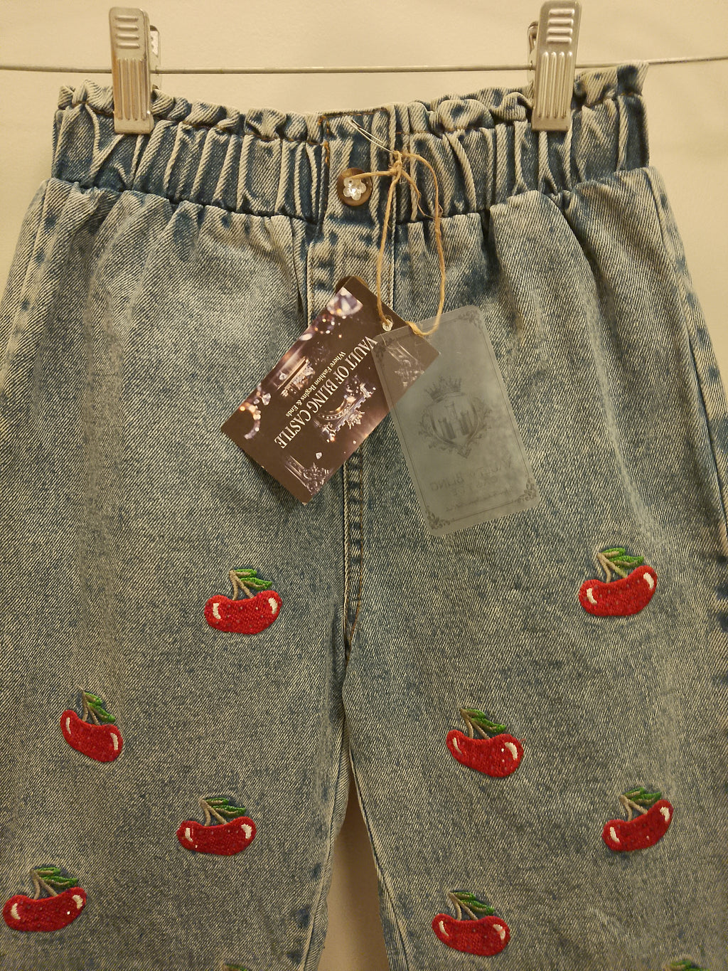 Sunshine Cherry Bandit Girl's Denim Blue Jeans