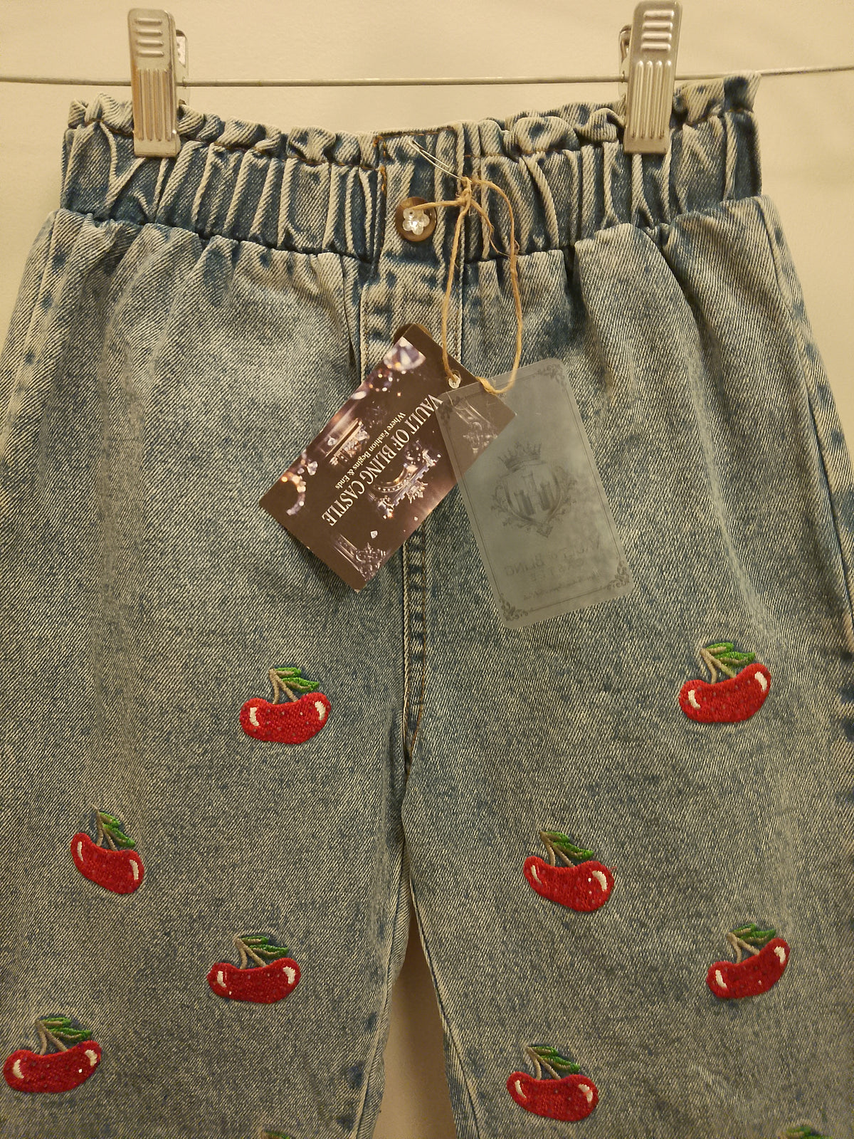Sunshine Cherry Bandit Girl's Denim Blue Jeans