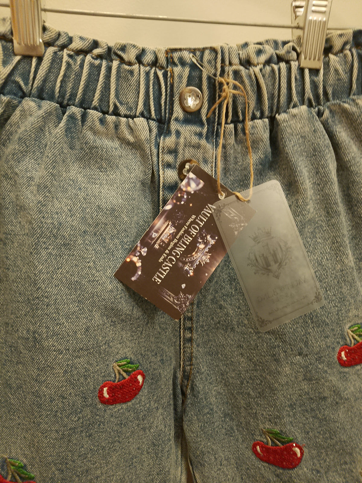 Sunshine Cherry Bandit Girl's Denim Blue Jeans