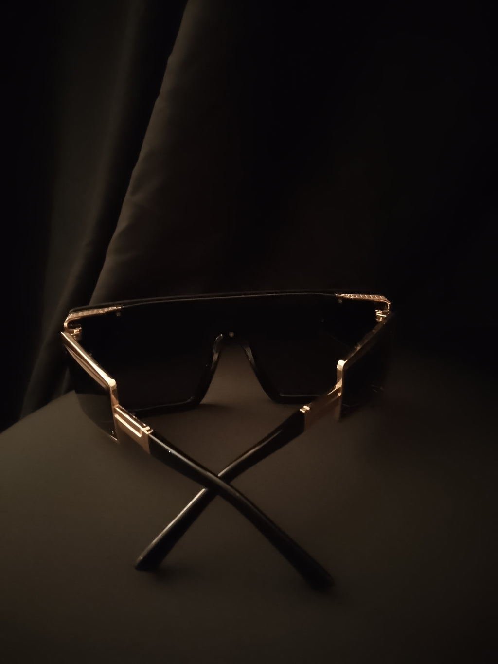 T - Phantom On Gold Road Unisex Frame Sunglasses