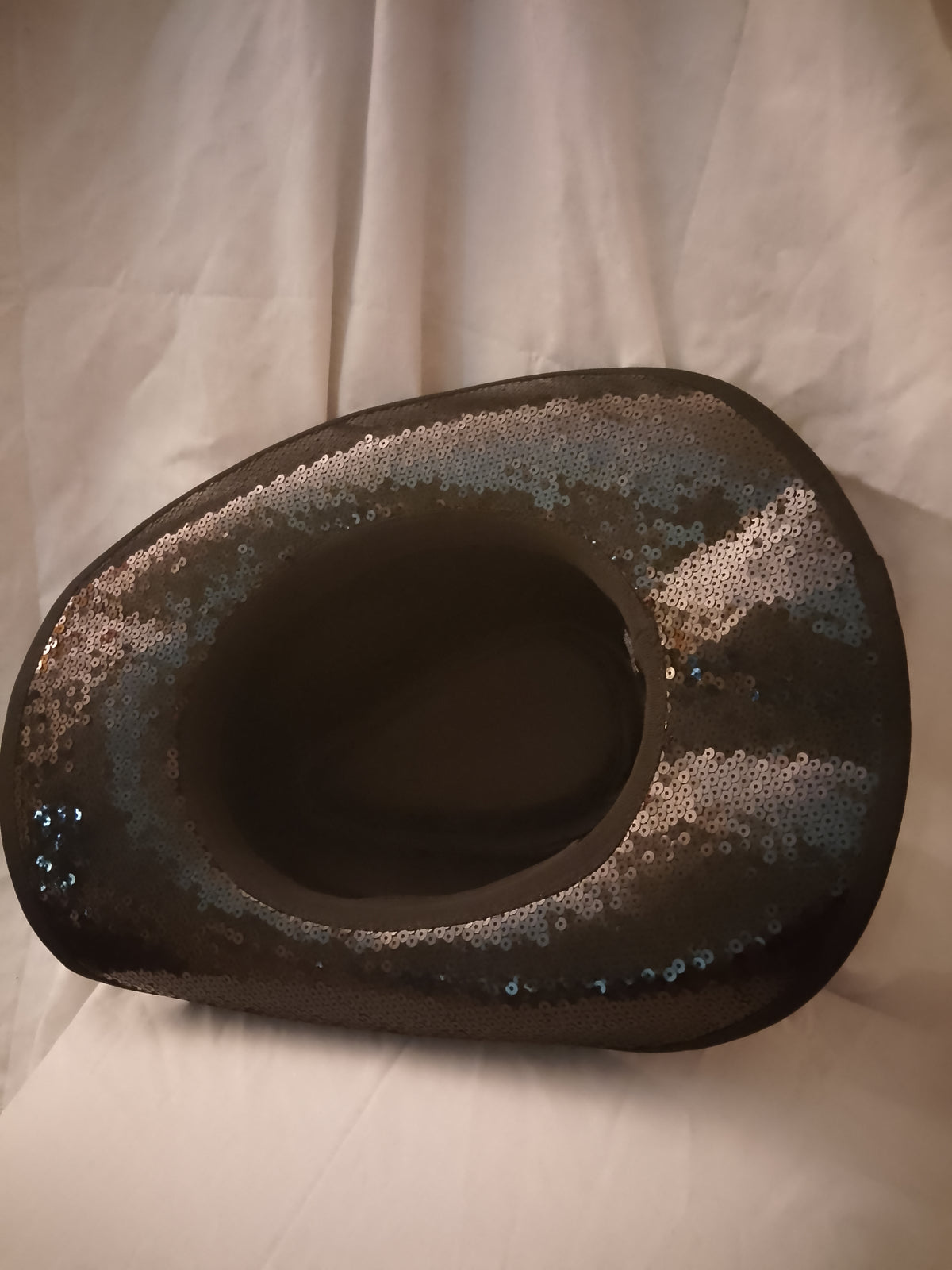 Golden Lasso Unisex Black Sequin Cowboy Hat  