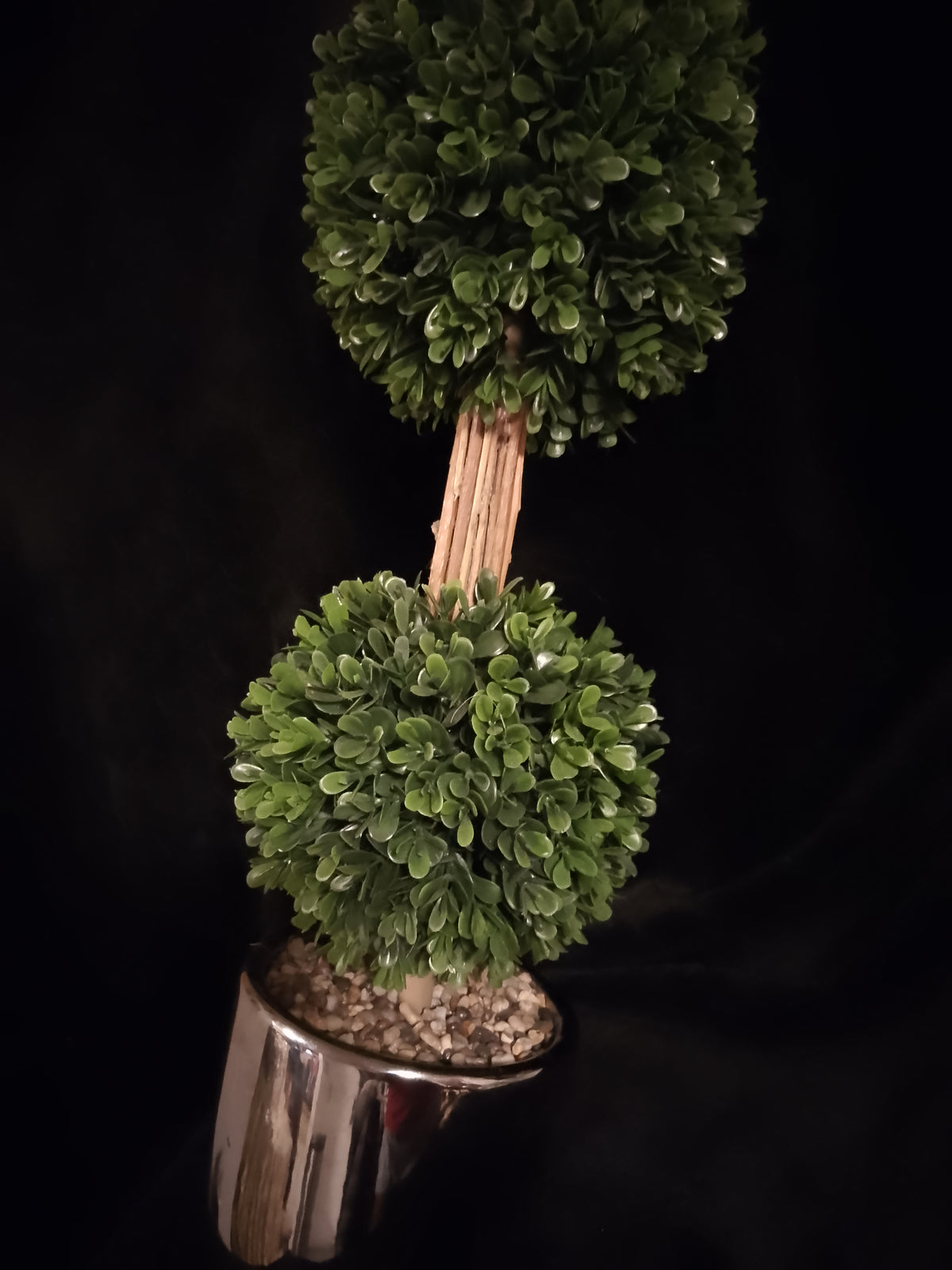 Botanical Cylinder Double Tree Bush Planter