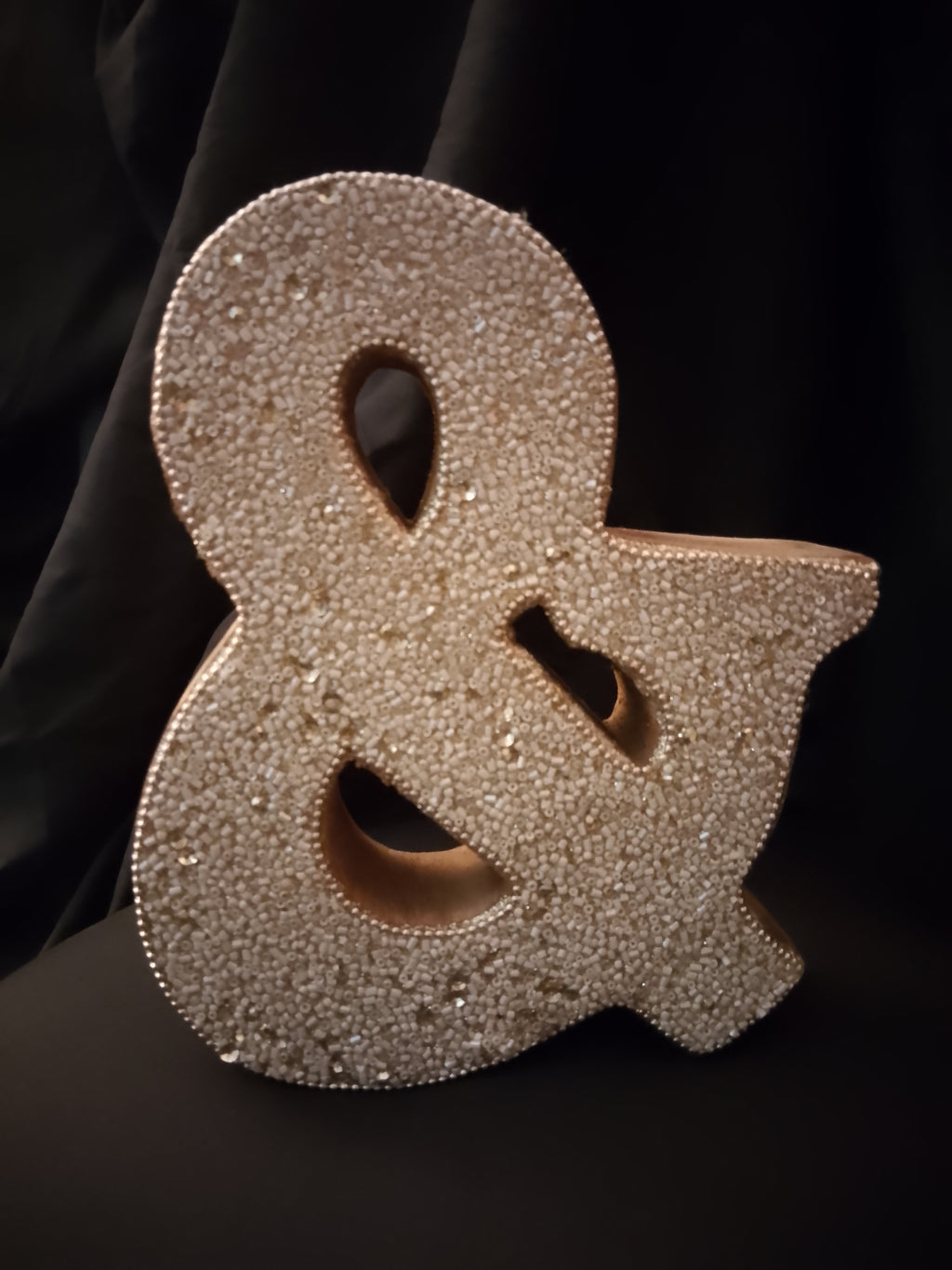 Ampersand In Beads & Glam Shelf Piece
