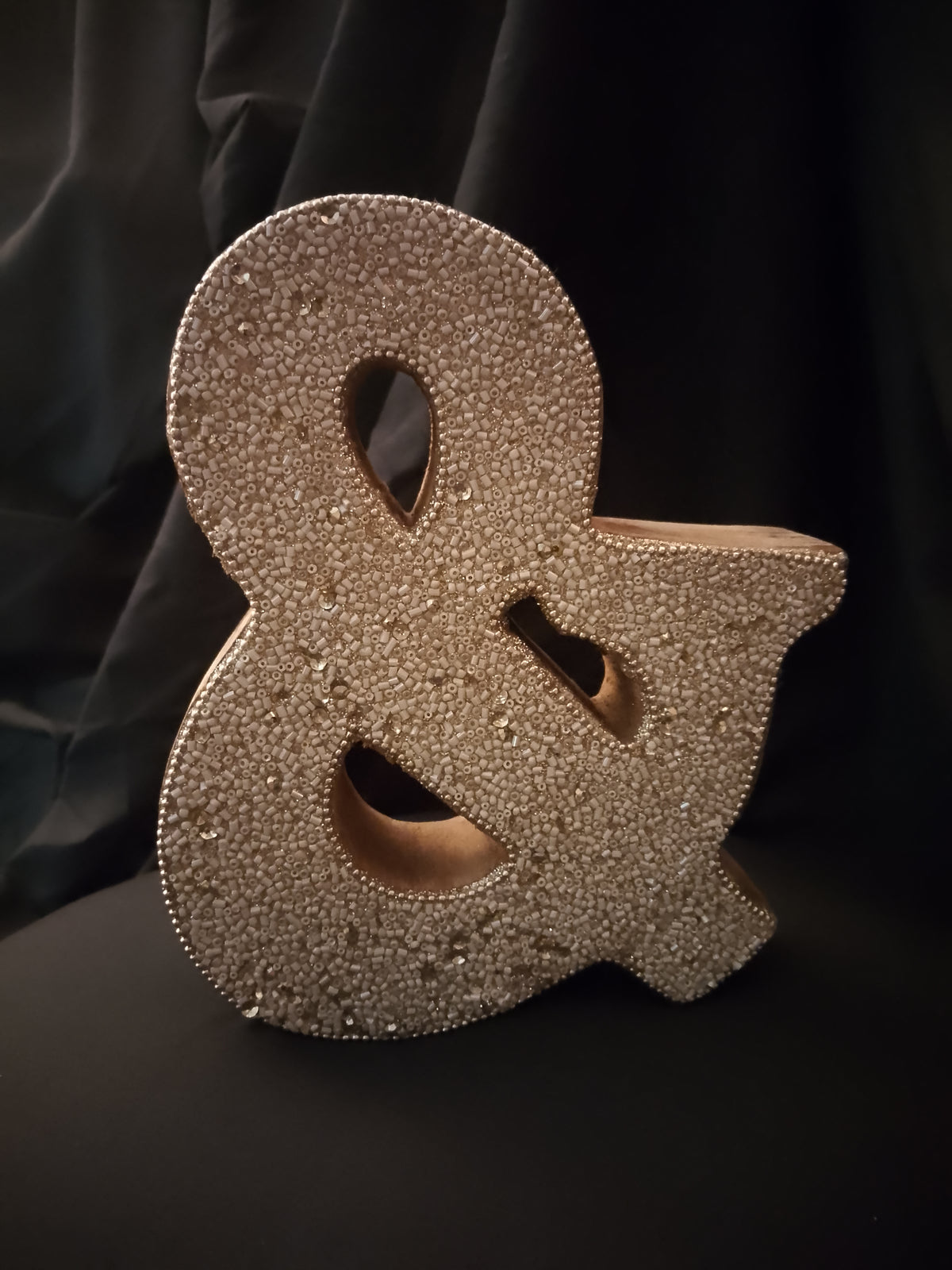 Ampersand In Beads & Glam Shelf Piece