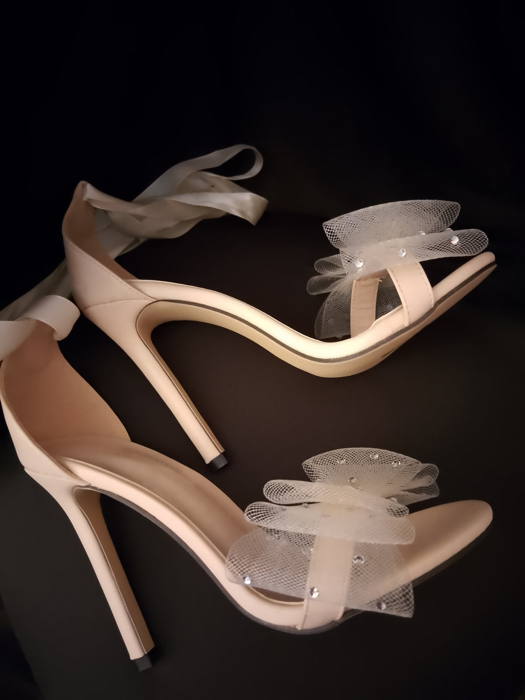 Princess Delight Women's Ribbon Stiletto Heels Pumps