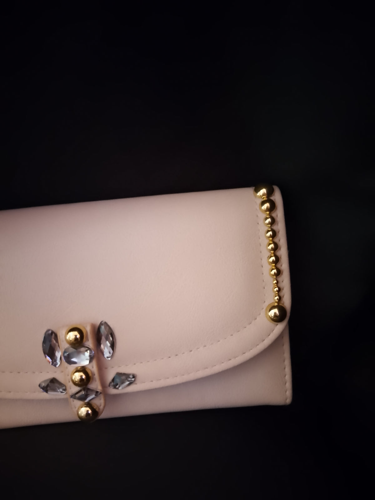 Open Sesame Balls Of Fire Clutch Handle Purse