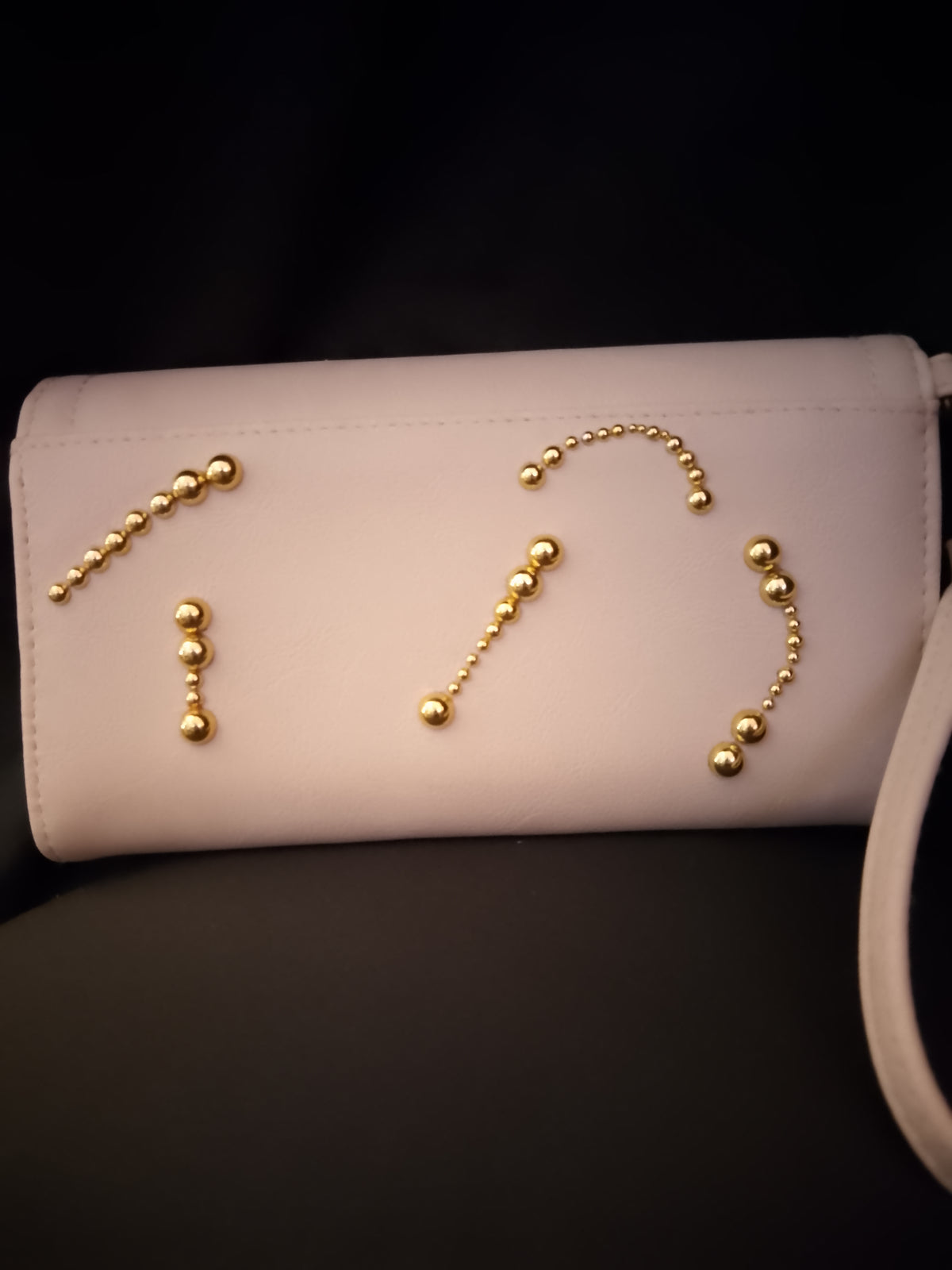 Open Sesame Balls Of Fire Clutch Handle Purse
