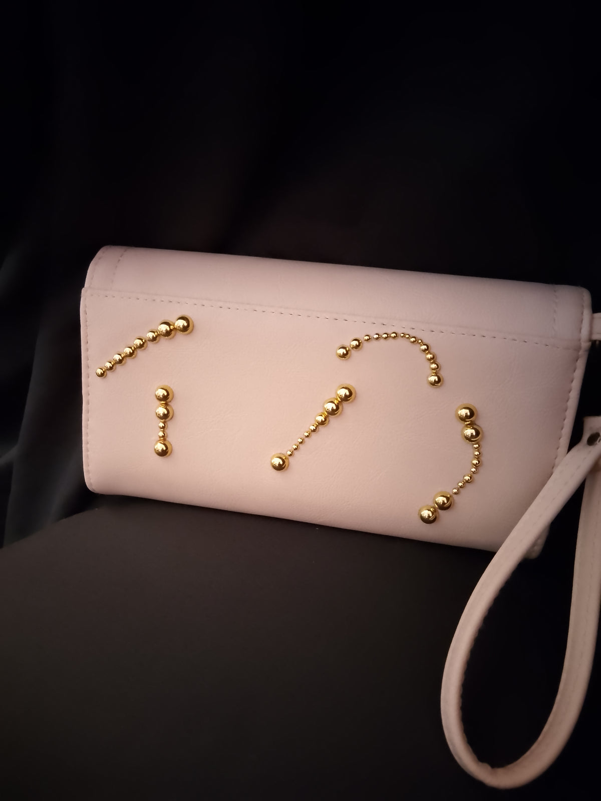Open Sesame Balls Of Fire Clutch Handle Purse