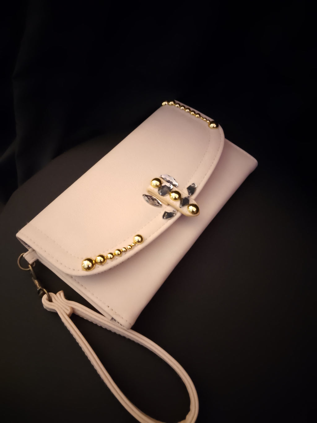 Open Sesame Balls Of Fire Clutch Handle Purse