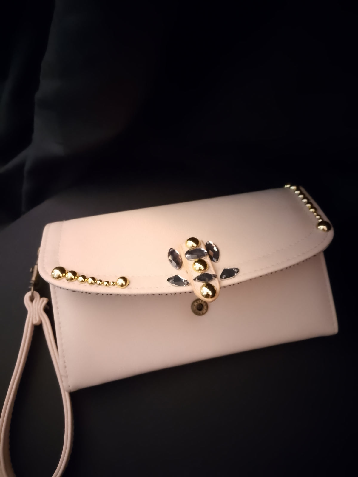 Open Sesame Balls Of Fire Clutch Handle Purse