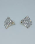 Imperial Sterling Frost Karat Box Square Stud Earrings