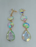 Ice Drip 4 Tier Waterfall Cascade Drop Earrings