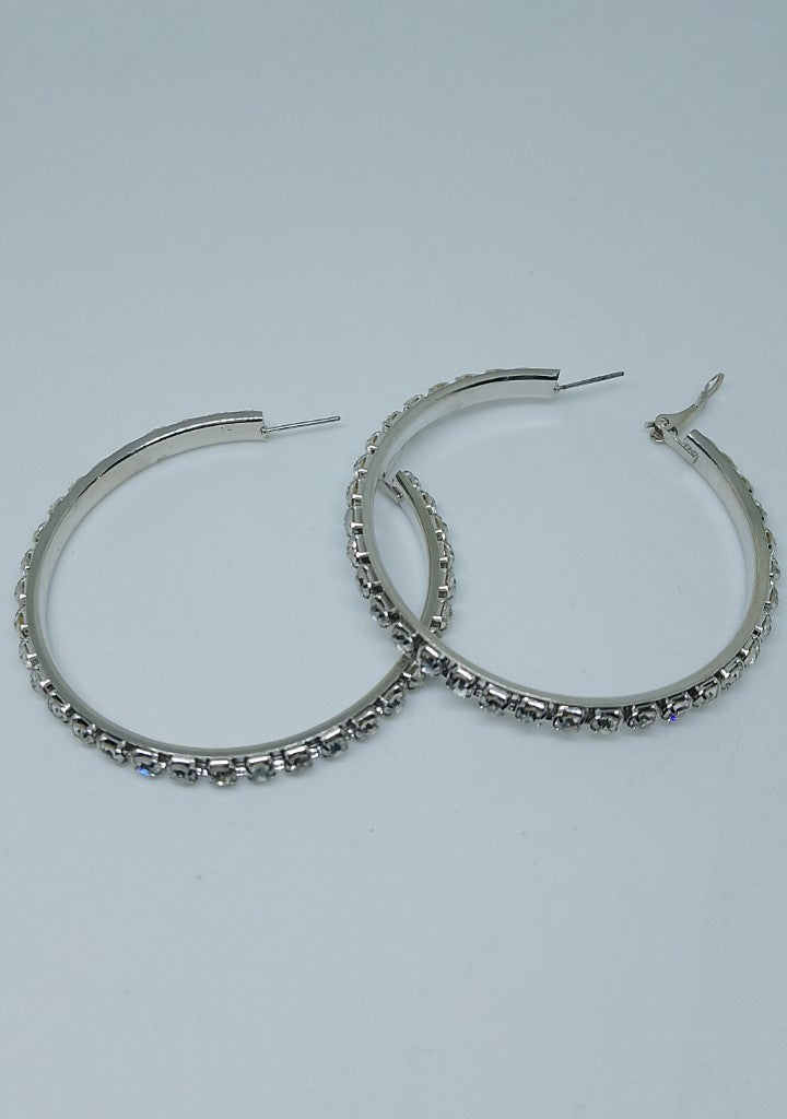 Million Dollar Sugar Diamond Drip Hoop Earrings