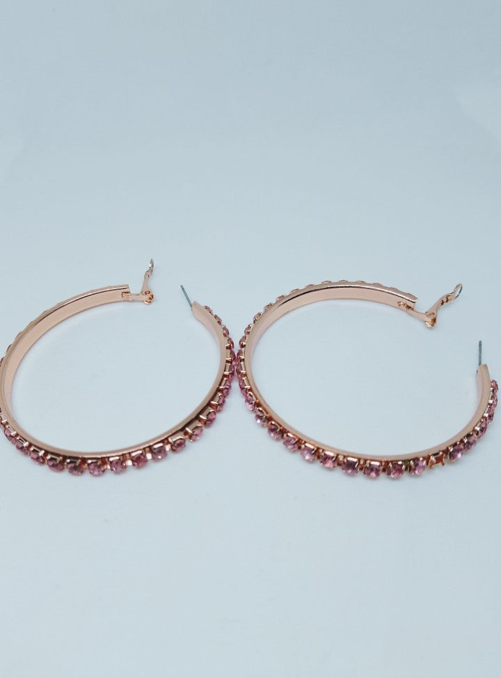 Million Dollar Sugar Diamond Drip Hoop Earrings