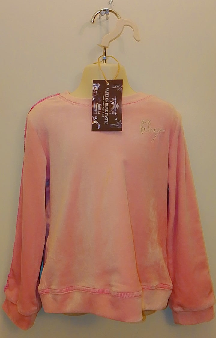 Little Trendsetter Girl's 4T Velour Sequin Long Sleeve Top