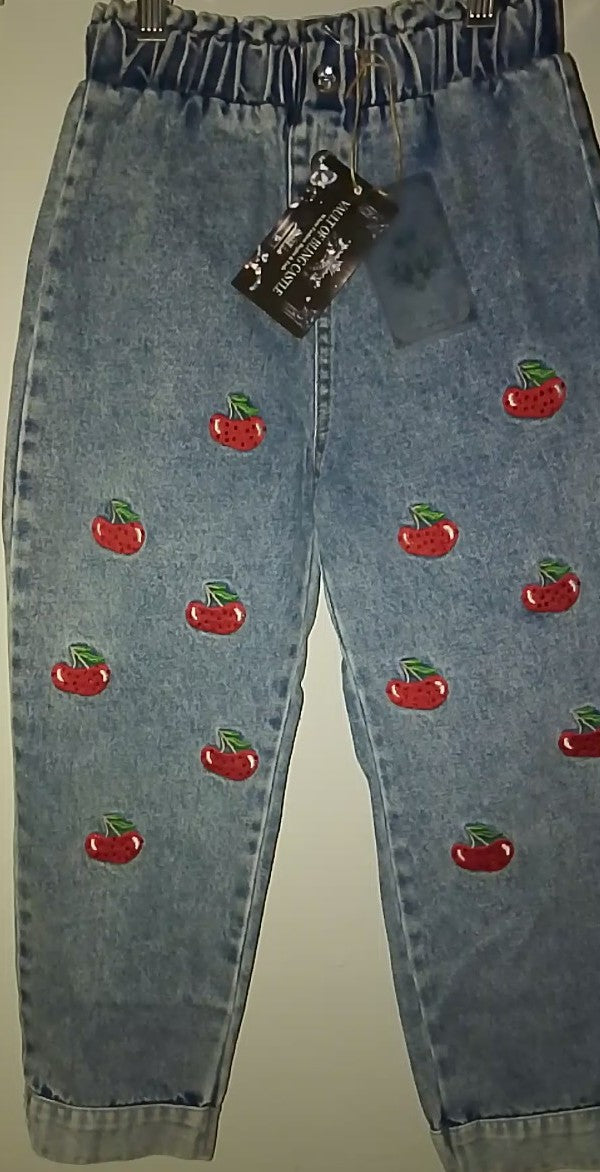Sunshine Cherry Bandit Girl's Denim Blue Jeans