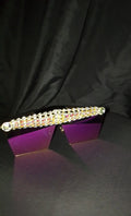 Chameleon Raspberry Glass Frame Sunglasses