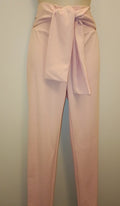 Blush Elegance Women's High-Waist Bow Slacks