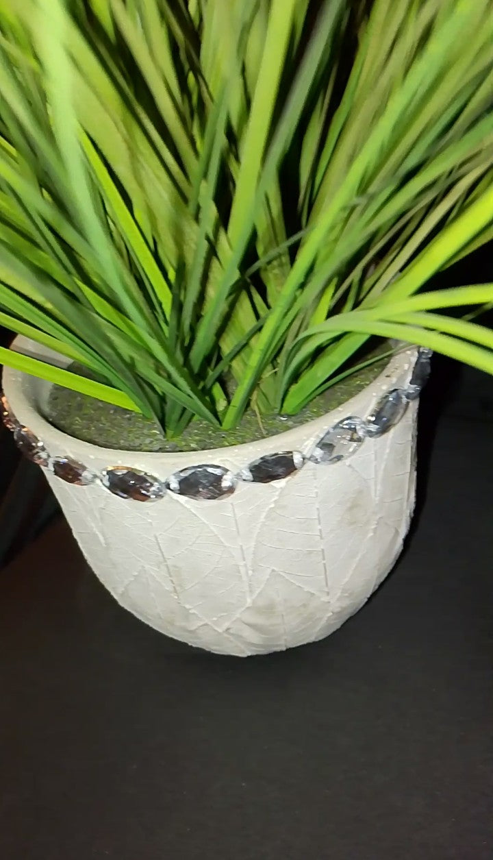 Lustre Greenery Pot Grass Planter Set