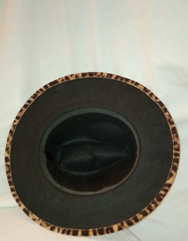 Top Of The Chain Universal Leopard Print Fedora Hat