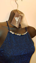 Royal Attraction & Appeal Women's Glitter Halter Top